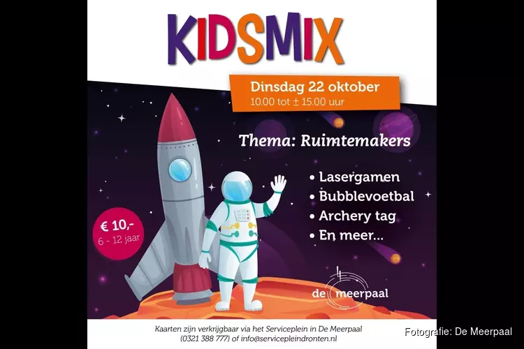 Kidsmix 2019 beweegt zich in de ruimte