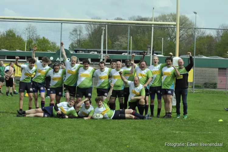 1e plaats voor rugbyteams uit de polder