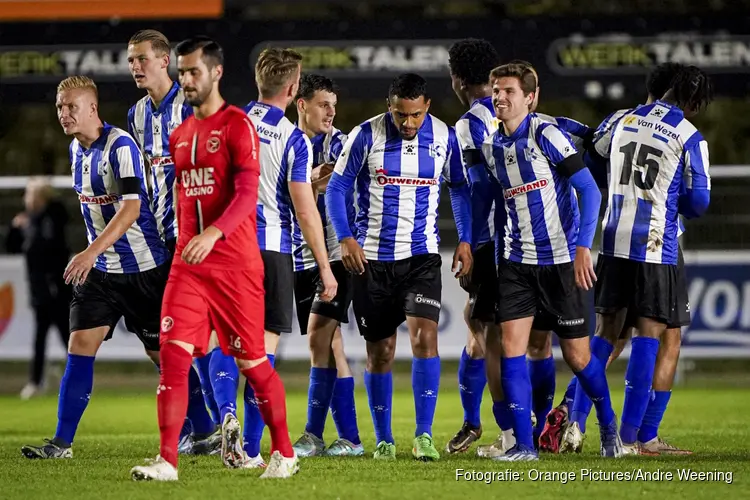 Quick Boys zet Almere City FC te kijk, Rijnsburgse Boys schakelt Roda JC uit